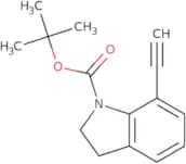 tert-Butyl 7-ethynyl-2,3-dihydro-1H-indole-1-carboxylate