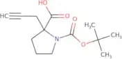 1-[(tert-Butoxy)carbonyl]-2-(prop-2-yn-1-yl)pyrrolidine-2-carboxylic acid