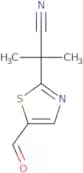 2-(5-Formyl-1,3-thiazol-2-yl)-2-methylpropanenitrile