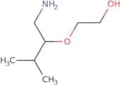 2-[(1-Amino-3-methylbutan-2-yl)oxy]ethan-1-ol