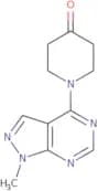 1-{1-Methyl-1H-pyrazolo[3,4-d]pyrimidin-4-yl}piperidin-4-one