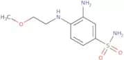 3-Amino-4-[(2-methoxyethyl)amino]benzene-1-sulfonamide