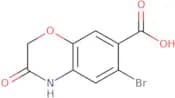 6-Bromo-3-oxo-3,4-dihydro-2H-1,4-benzoxazine-7-carboxylic acid