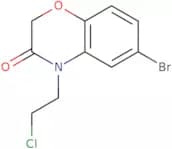 6-Bromo-4-(2-chloroethyl)-3,4-dihydro-2H-1,4-benzoxazin-3-one