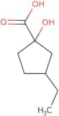 3-Ethyl-1-hydroxycyclopentane-1-carboxylic acid