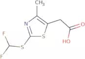 2-{2-[(Difluoromethyl)sulfanyl]-4-methyl-1,3-thiazol-5-yl}acetic acid