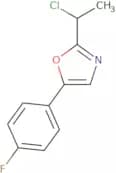 2-(1-Chloroethyl)-5-(4-fluorophenyl)-1,3-oxazole