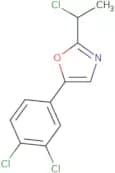 2-(1-Chloroethyl)-5-(3,4-dichlorophenyl)-1,3-oxazole