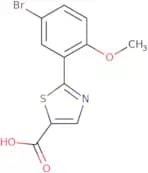 2-(5-Bromo-2-methoxyphenyl)-1,3-thiazole-5-carboxylic acid