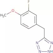 5-[(3-Fluoro-4-methoxyphenyl)methyl]-1H-1,2,3,4-tetrazole