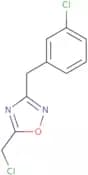 5-(Chloromethyl)-3-[(3-chlorophenyl)methyl]-1,2,4-oxadiazole