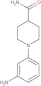 1-(3-Aminophenyl)piperidine-4-carboxamide
