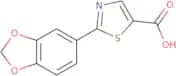 2-(1,3-Dioxaindan-5-yl)-1,3-thiazole-5-carboxylic acid
