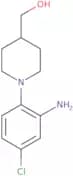 [1-(2-Amino-4-chlorophenyl)piperidin-4-yl]methanol