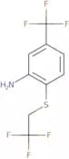 2-[(2,2,2-Trifluoroethyl)sulfanyl]-5-(trifluoromethyl)aniline