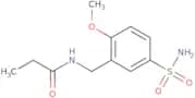 N-[(2-Methoxy-5-sulfamoylphenyl)methyl]propanamide