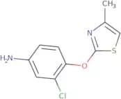 3-Chloro-4-[(4-methyl-1,3-thiazol-2-yl)oxy]aniline
