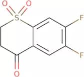 6,7-difluoro-1,1-dioxo-2,3-dihydrothiochromen-4-one