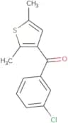 (3-Chlorophenyl)(2,5-dimethylthiophen-3-yl)methanone