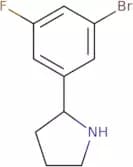 2-(3-Bromo-5-fluorophenyl)pyrrolidine