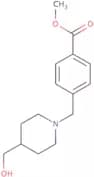 Methyl 4-{[4-(hydroxymethyl)piperidin-1-yl]methyl}benzoate