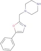1-[(5-Phenyl-1,3-oxazol-2-yl)methyl]piperazine