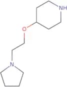 4-[2-(Pyrrolidin-1-yl)ethoxy]piperidine