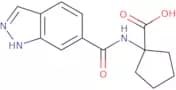 1-(1H-Indazole-6-amido)cyclopentane-1-carboxylic acid