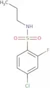 4-Chloro-2-fluoro-N-propylbenzene-1-sulfonamide