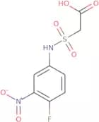 2-[(4-Fluoro-3-nitrophenyl)sulfamoyl]acetic acid