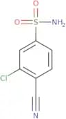 3-Chloro-4-cyanobenzene-1-sulfonamide