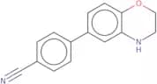 4-(3,4-Dihydro-2H-1,4-benzoxazin-6-yl)benzonitrile