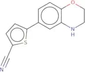 5-(3,4-Dihydro-2H-1,4-benzoxazin-6-yl)thiophene-2-carbonitrile
