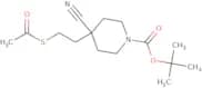 tert-Butyl 4-[2-(acetylsulfanyl)ethyl]-4-cyanopiperidine-1-carboxylate