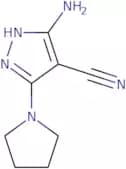 5-Amino-3-(pyrrolidin-1-yl)-1H-pyrazole-4-carbonitrile