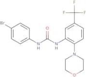 1-(4-bromophenyl)-3-(2-morpholin-4-yl-5-(trifluoromethyl)phenyl)urea