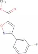 Methyl 3-(3-fluorophenyl)-1,2-oxazole-5-carboxylate