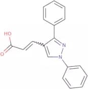 (2E)-3-(1,3-Diphenyl-1H-pyrazol-4-yl)prop-2-enoic acid
