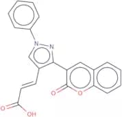 (2E)-3-[3-(2-Oxo-2H-chromen-3-yl)-1-phenyl-1H-pyrazol-4-yl]prop-2-enoic acid