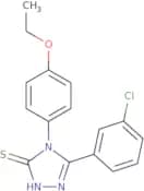 5-(3-Chlorophenyl)-4-(4-ethoxyphenyl)-4H-1,2,4-triazole-3-thiol