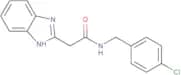 2-(1H-1,3-Benzodiazol-2-yl)-N-[(4-chlorophenyl)methyl]acetamide