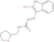 3-[(2-Oxo-2,3-dihydro-1H-indol-3-ylidene)amino]-1-(oxolan-2-ylmethyl)thiourea