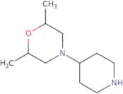 (2R,6S)-2,6-Dimethyl-4-(piperidin-4-yl)morpholine