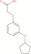 3-[3-(Cyclopentyloxy)phenyl]propanoic acid