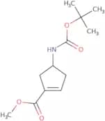 Methyl 4-{[(tert-butoxy)carbonyl]amino}cyclopent-1-ene-1-carboxylate