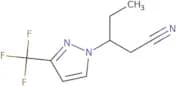 3-[3-(Trifluoromethyl)-1H-pyrazol-1-yl]pentanenitrile