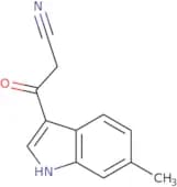 3-(6-Methyl-1H-indol-3-yl)-3-oxopropanenitrile