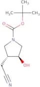 rac-tert-Butyl (3R,4S)-3-(cyanomethyl)-4-hydroxypyrrolidine-1-carboxylate