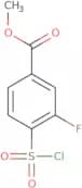 methyl 4-(chlorosulfonyl)-3-fluorobenzoate