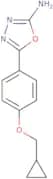 5-[4-(Cyclopropylmethoxy)phenyl]-1,3,4-oxadiazol-2-amine